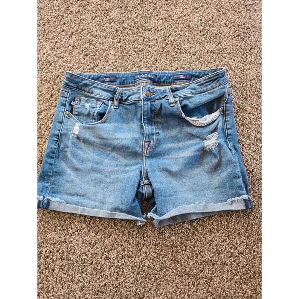 Vigoss Marley Mid-Rise Denim Jean Shorts - Size 30 / 10 EUC